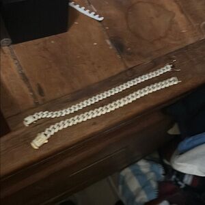 Gold and Silver Chain Bracelet